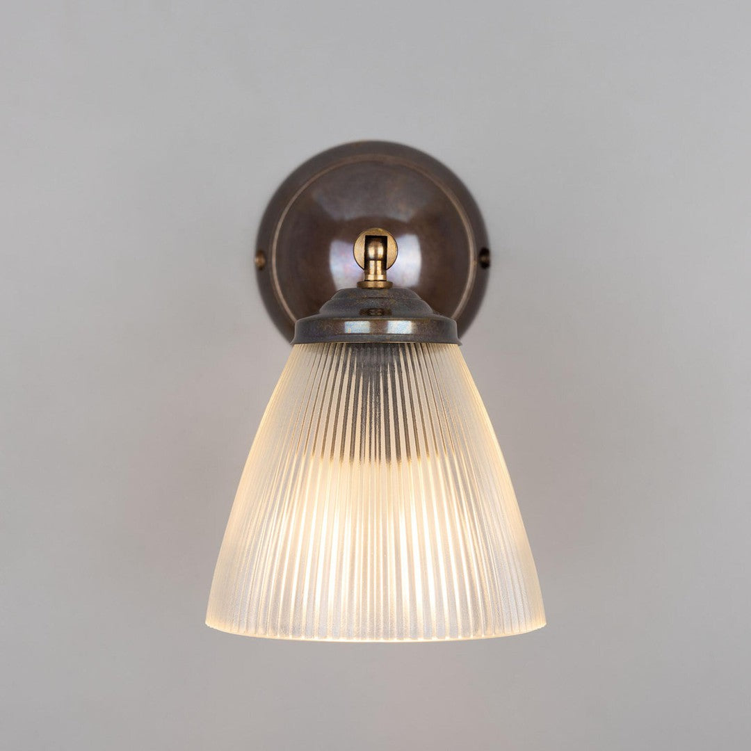 Gadar Art Deco Holophane Wall Light - Mullan Lighting