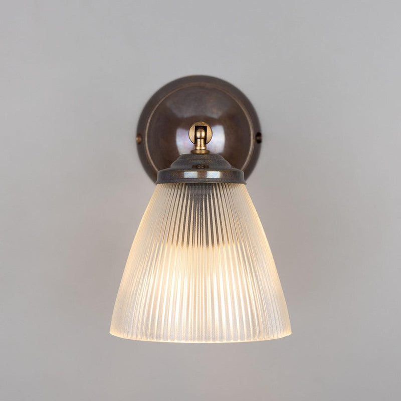 Gadar Art Deco Holophane Wall Light - Mullan Lighting