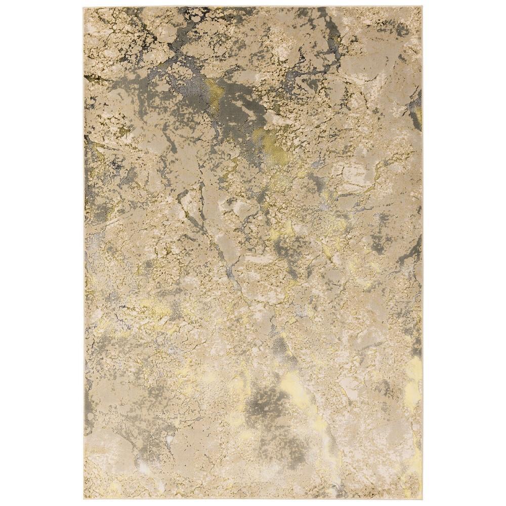 Galaxy Gold Abstract Rug – Lime Lace