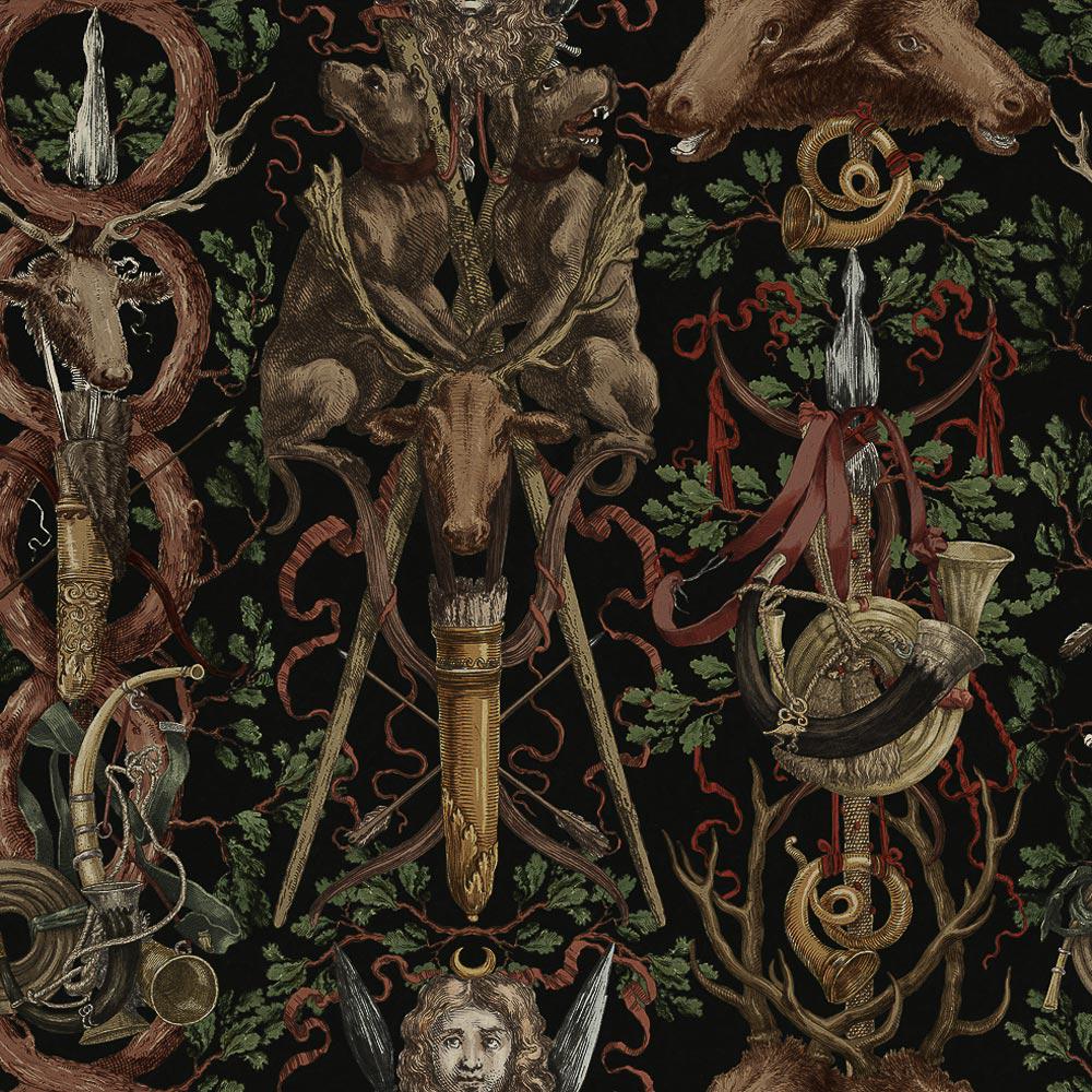 Ganghofer Hunt Wallpaper - Set of 3 Rolls - Mind The Gap