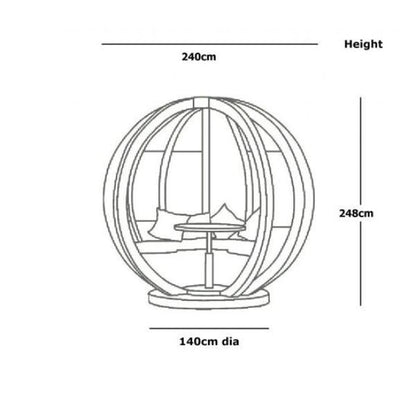 Garden Pod - The Rotating Lounger