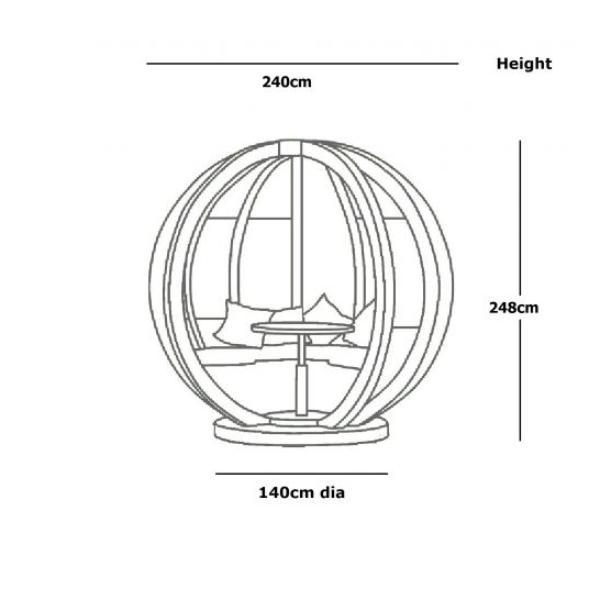 Garden Pod - The Rotating Lounger