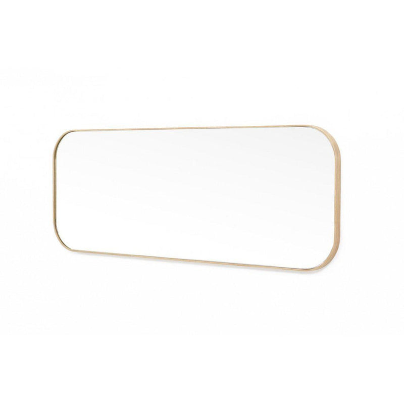 Gaze Rectangular Wall Mirror - Natural Oak