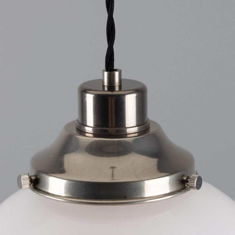 Gentry 25cm Opal Globe Pendant Light - Mullan Lighting