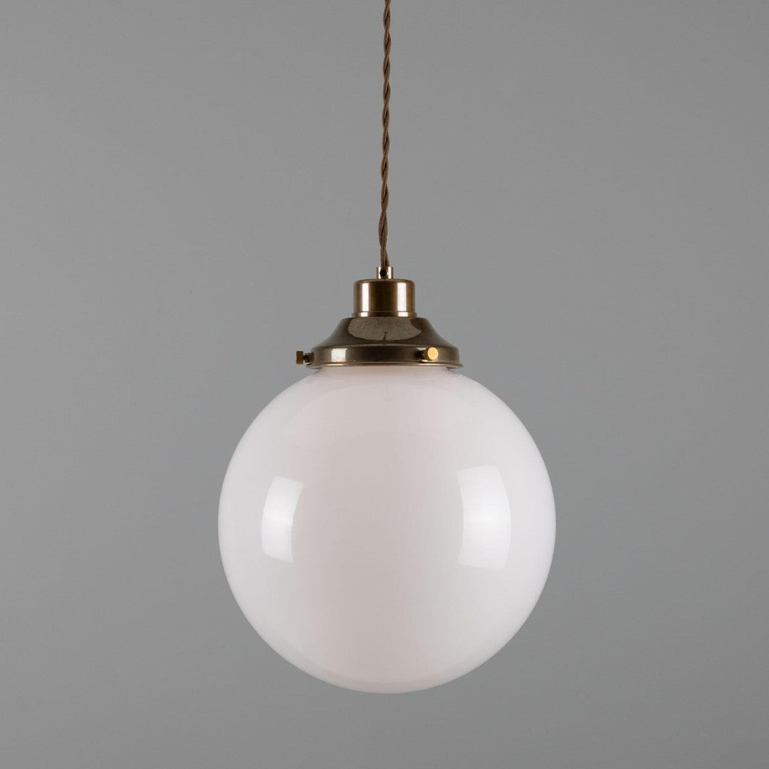 Gentry 25cm Opal Globe Pendant Light