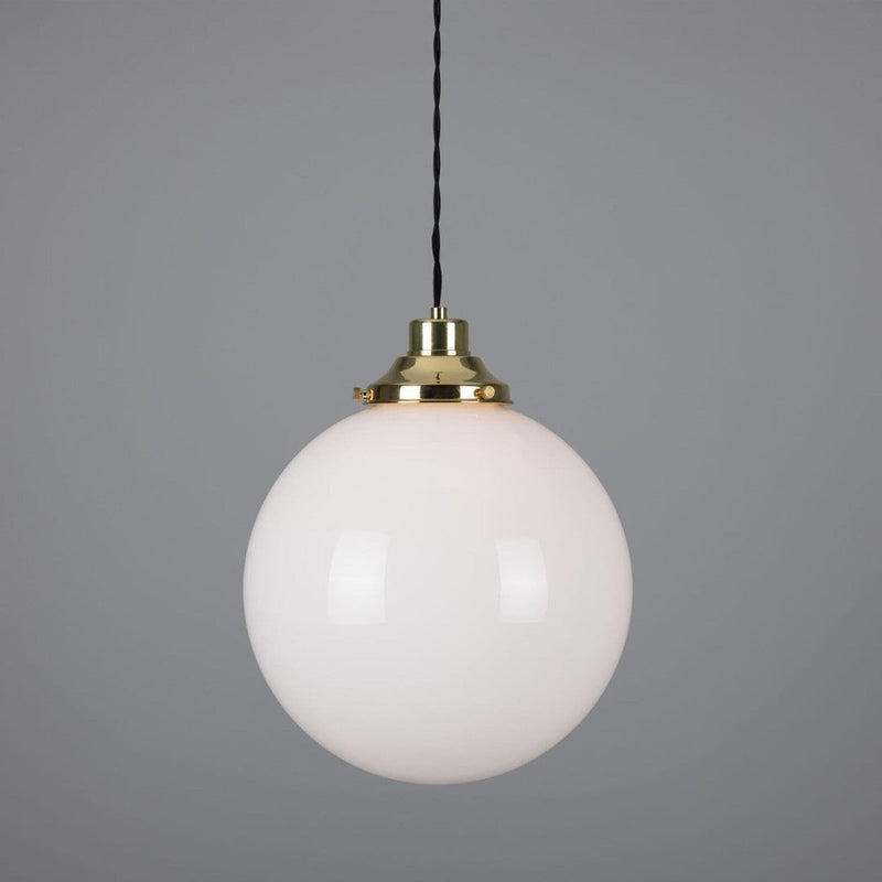 Gentry 30cm Opal Glass Globe Pendant Light