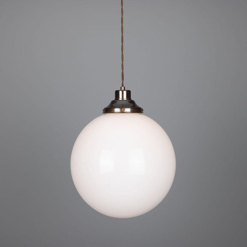 Gentry 30cm Opal Glass Globe Pendant Light