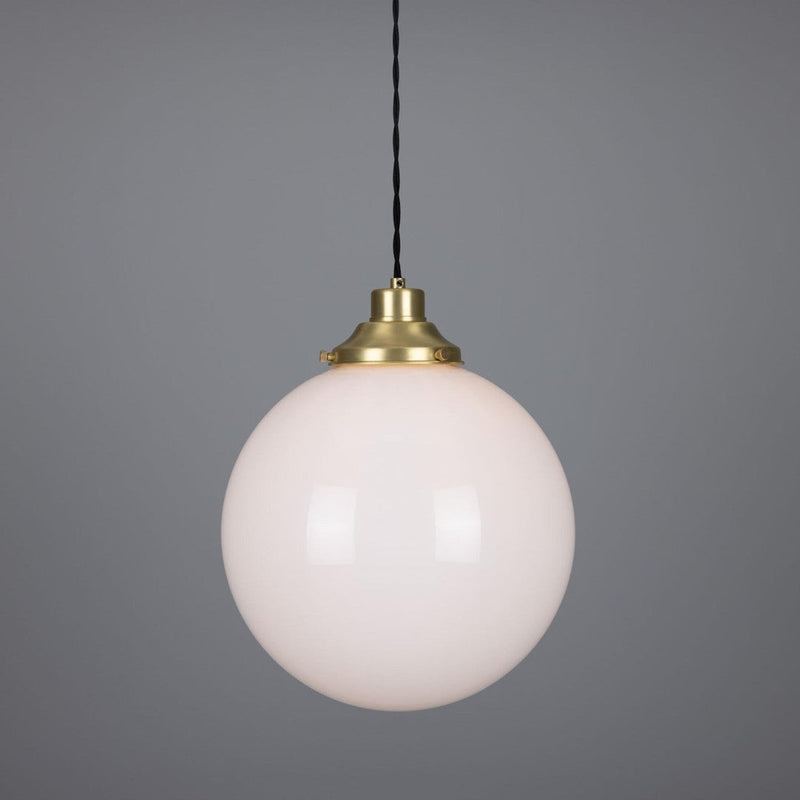Gentry 30cm Opal Glass Globe Pendant Light