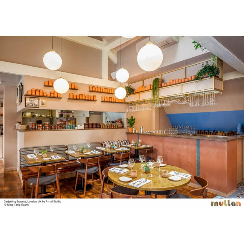 Gentry 30cm Opal Glass Globe Pendant Light