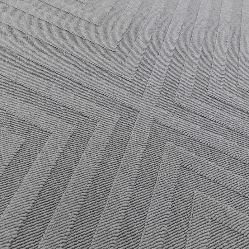 Geometric Grey Arrow Outdoor Rug