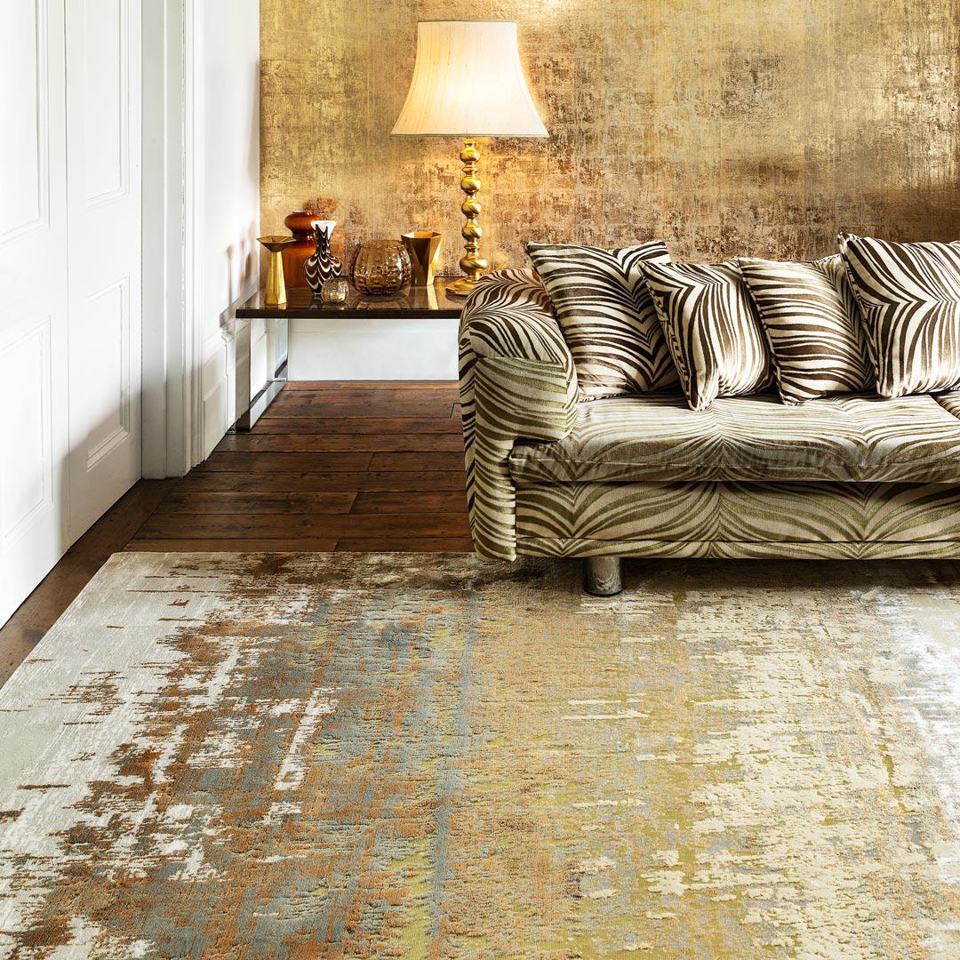 Gold Dune Metallic Rug