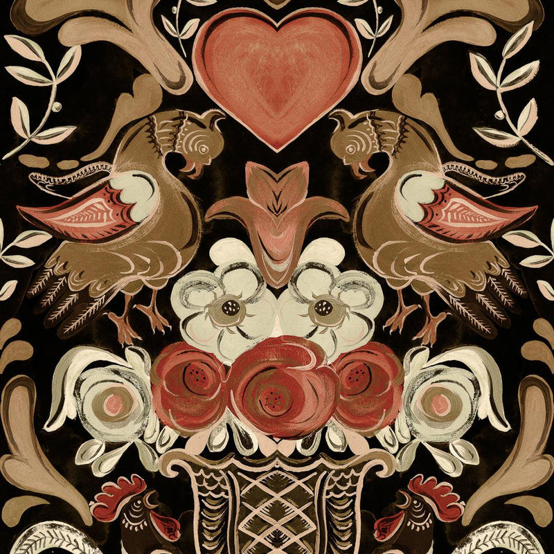 Goldene Henne Wallpaper - Set of 3 Rolls - Mind The Gap