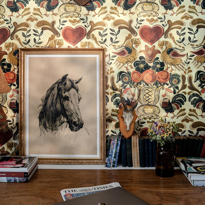 Goldene Henne Wallpaper - Set of 3 Rolls - Mind The Gap