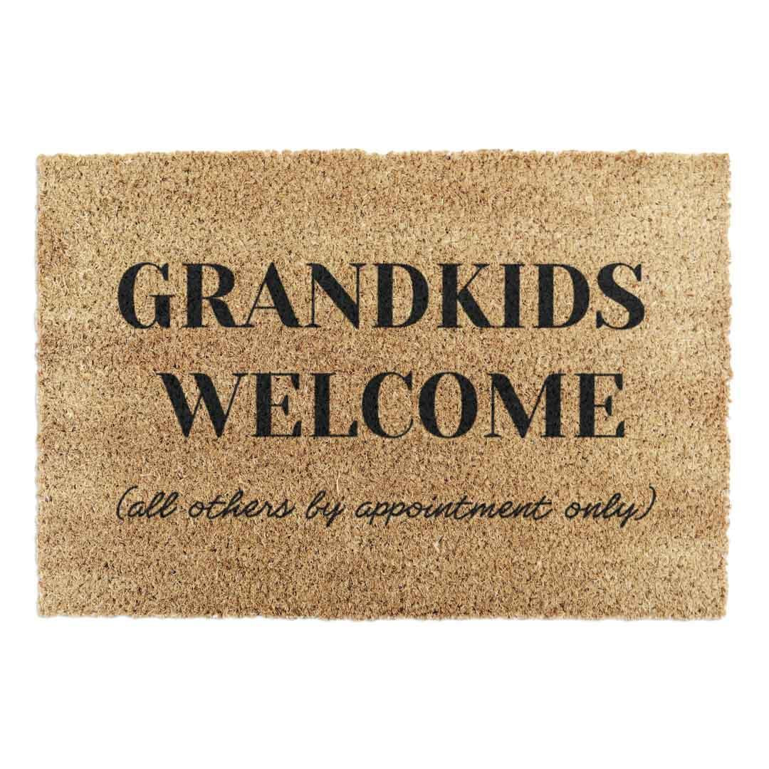 Grandkids Welcome Doormat