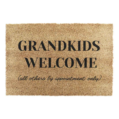 Grandkids Welcome Doormat