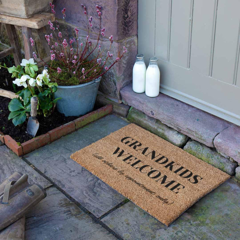 Grandkids Welcome Doormat