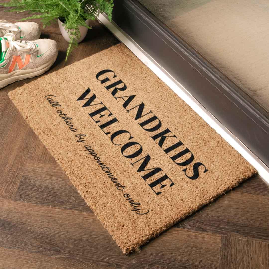 Grandkids Welcome Doormat