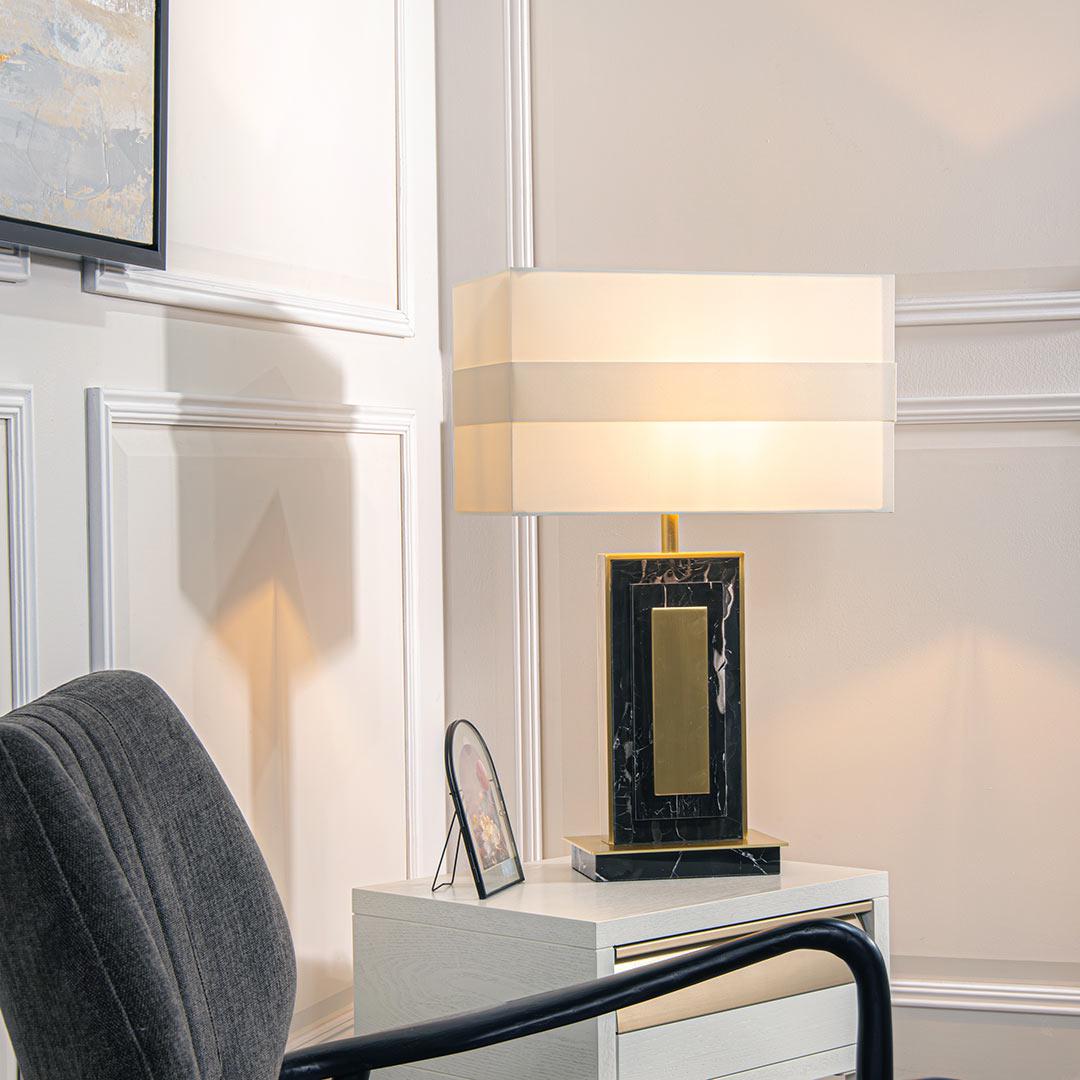 Halie Marble Table Lamp