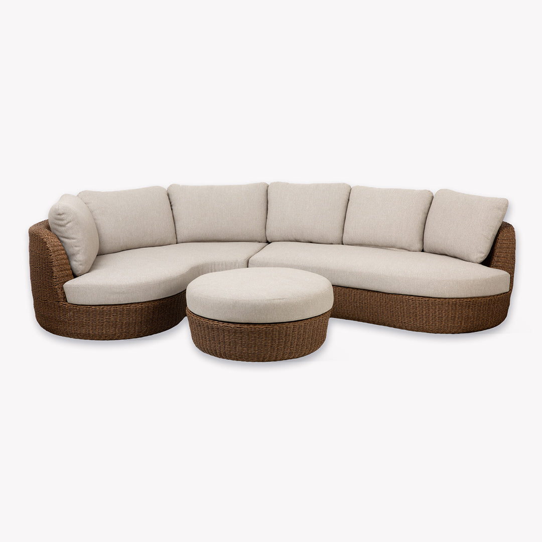Hambridge Curved Corner Sofa Set
