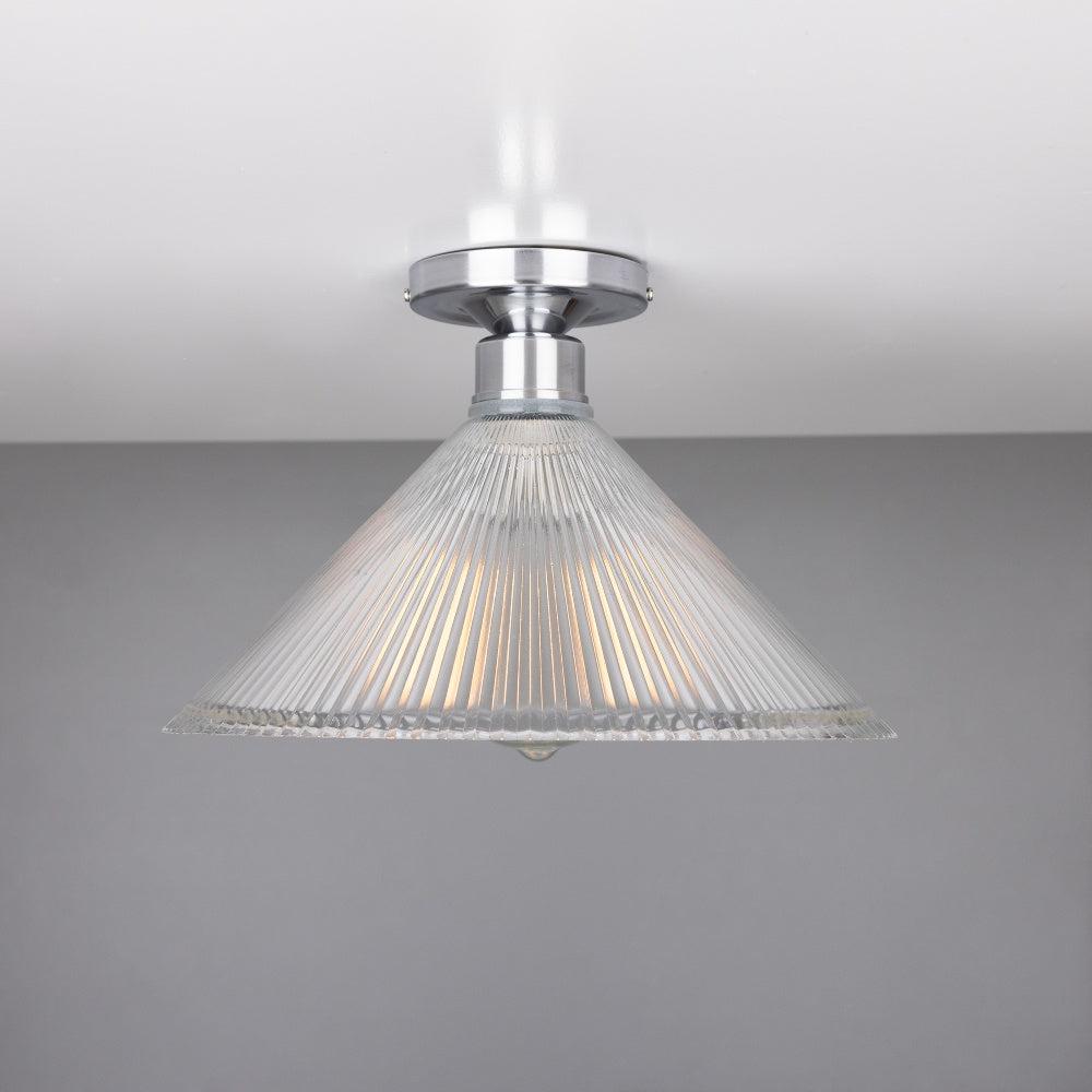 Hanoi Vintage Flush Ceiling Light - Mullan Lighting