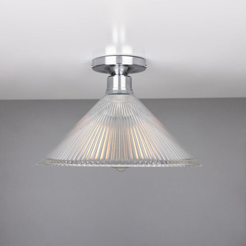 Hanoi Vintage Flush Ceiling Light - Mullan Lighting