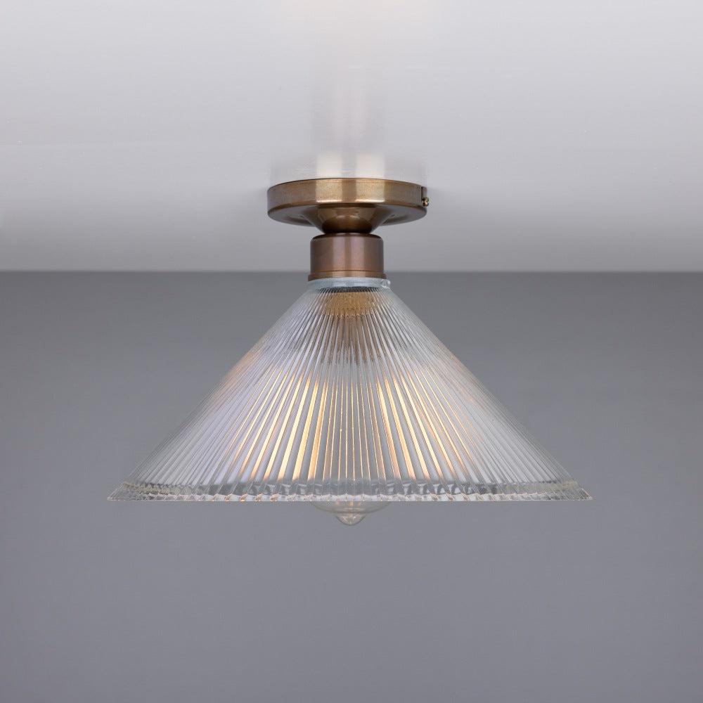 Hanoi Vintage Flush Ceiling Light - Mullan Lighting