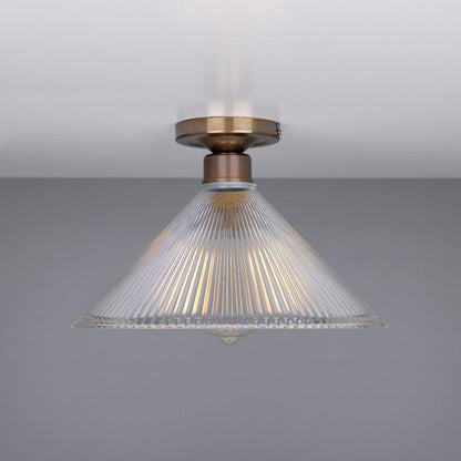 Hanoi Vintage Flush Ceiling Light - Mullan Lighting