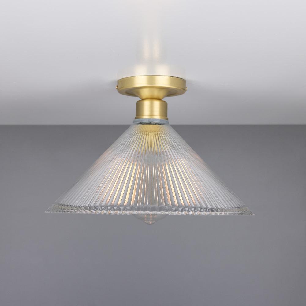 Hanoi Vintage Flush Ceiling Light - Mullan Lighting