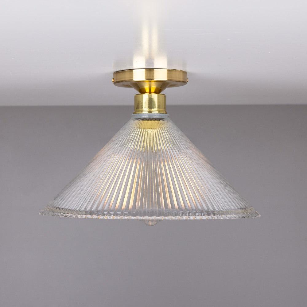 Hanoi Vintage Flush Ceiling Light - Mullan Lighting