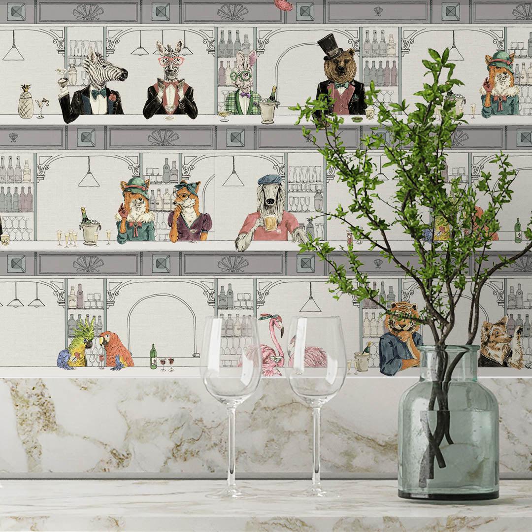 Happy Hour Wallpaper - Day - Brand Mckenzie – Lime Lace