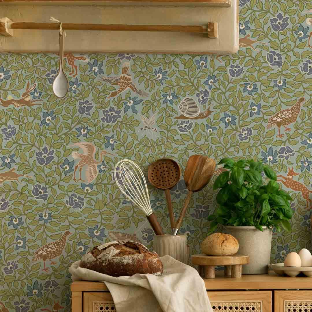 Haresfield Walk Wallpaper - Alma Collection - Josephine Munsey