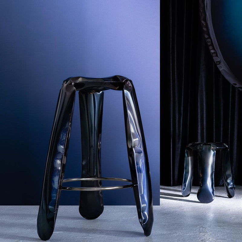 Heat Collection Plopp Stool - Cosmic Blue - Zieta