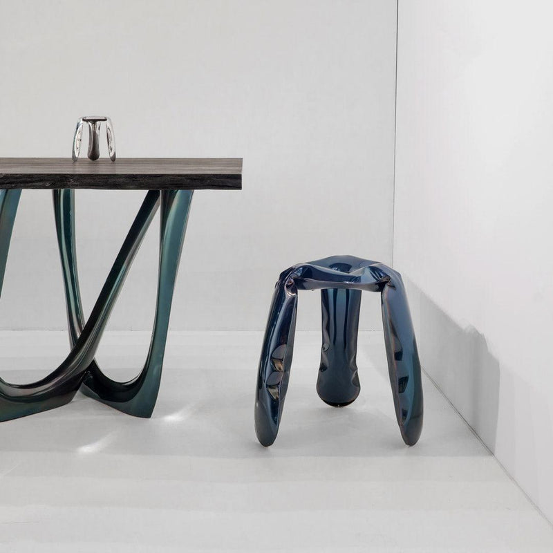 Heat Collection Plopp Stool - Cosmic Blue - Zieta