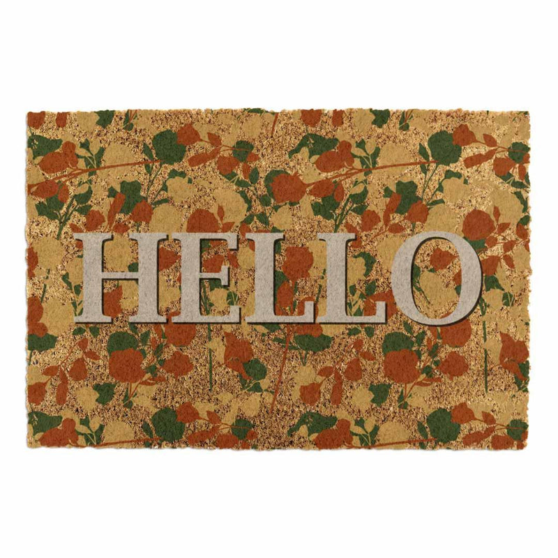 Hello Floral Doormat