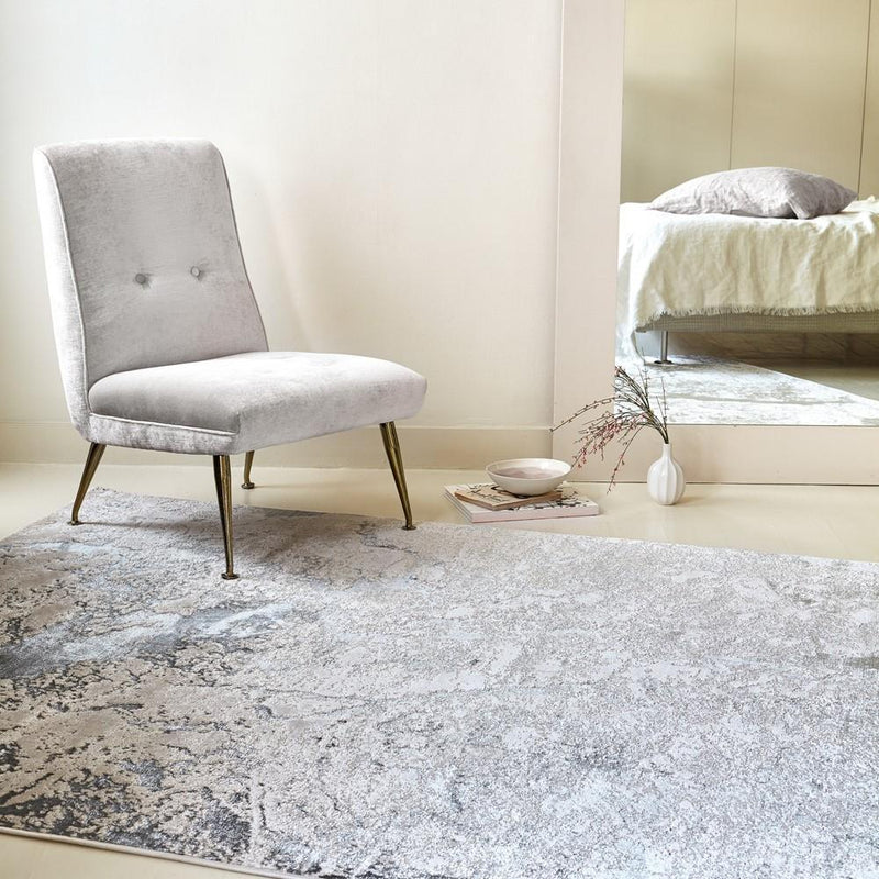 High Shine Solar Abstract Rug