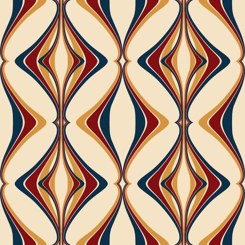 Hourglass Wallpaper - Deco Jewel - Liberty James Studio