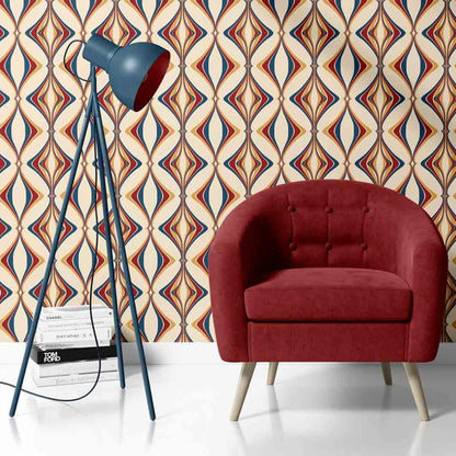 Hourglass Wallpaper - Deco Jewel - Liberty James Studio