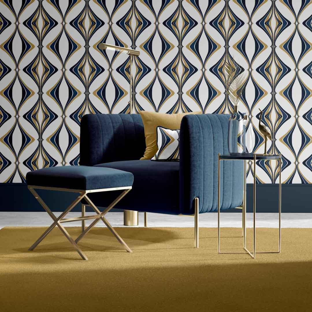 Hourglass Wallpaper - Liberty James Studio