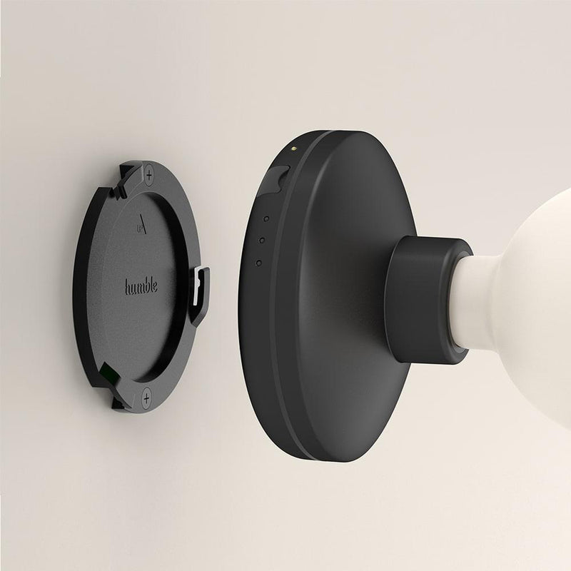 Humble Bee Wall Light Black Frosted