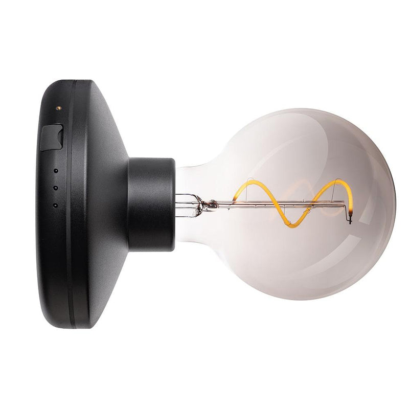 Humble Bee Wall Light Black Smoked