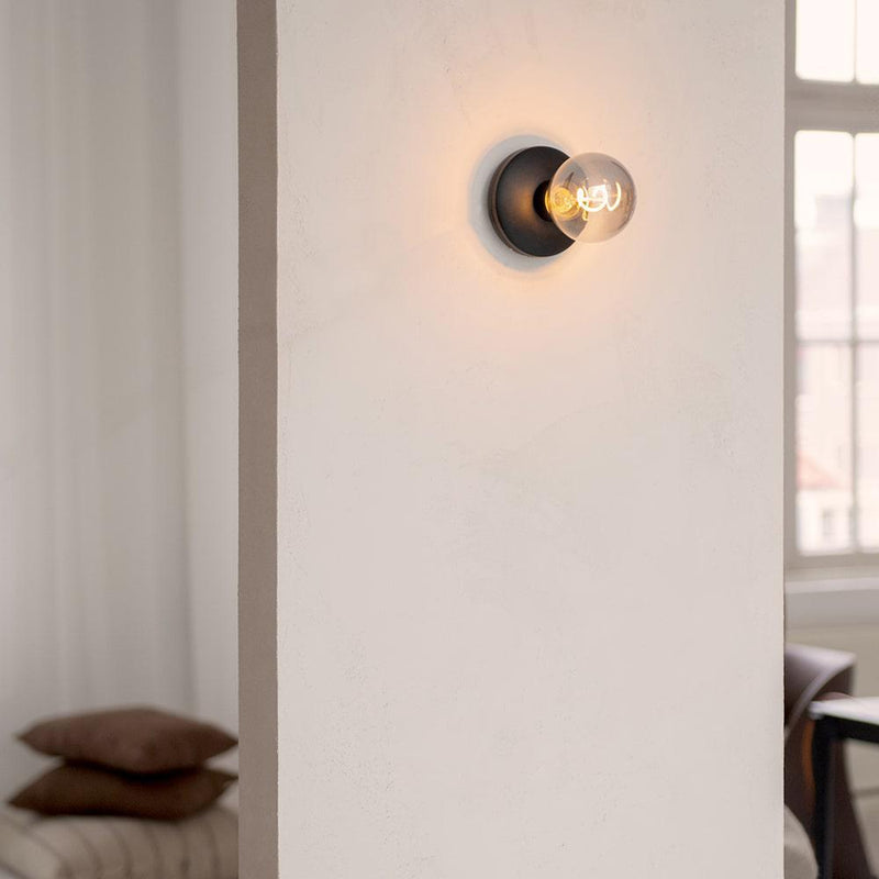 Humble Bee Wall Light Black Smoked
