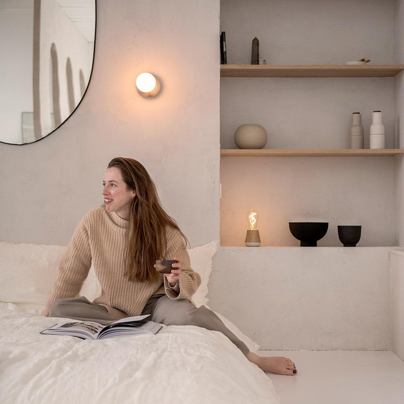 Humble Bee Wall Light Gold Frosted