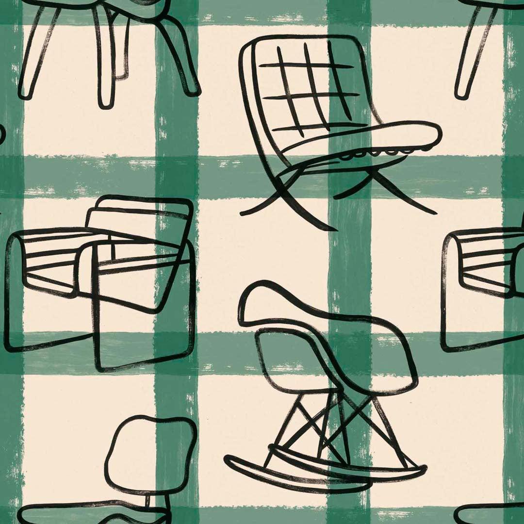 Icónicos Wallpaper - Coco Dávez Colortherapills Collection - Coordonne