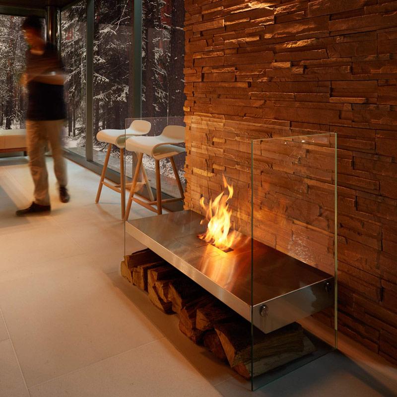 Igloo Freestanding Bioethanol Fireplace - EcoSmart Fire