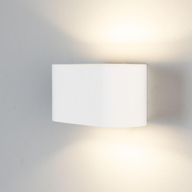 Innsbruck Elliptical Plaster Wall Light