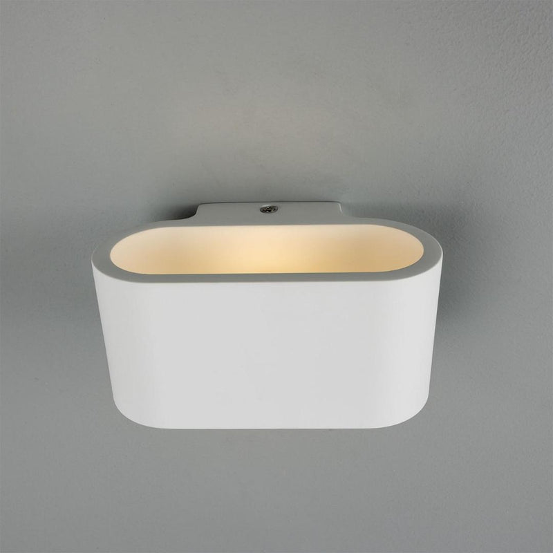 Innsbruck Elliptical Plaster Wall Light