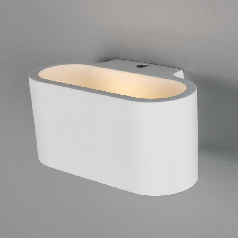 Innsbruck Elliptical Plaster Wall Light