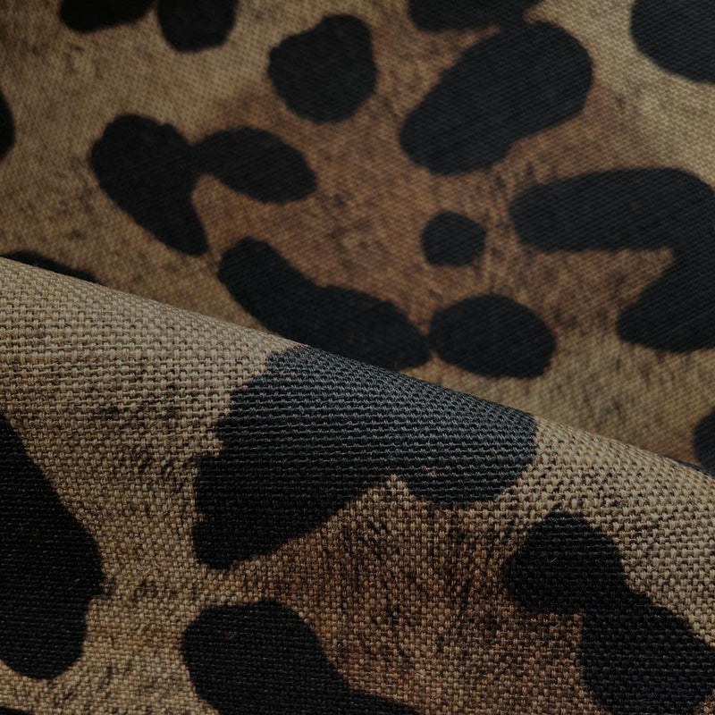 Jaguar Spot Caramel Fabric
