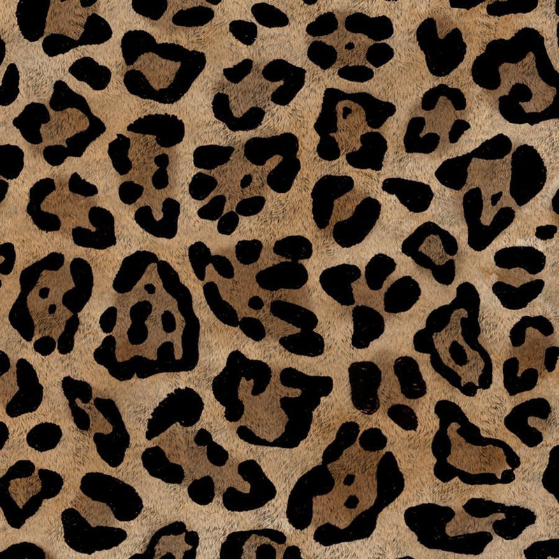 Jaguar Spot Caramel Fabric
