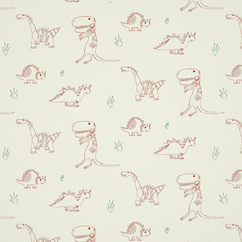 Jolly Jurassic Wallpaper - Harlequin